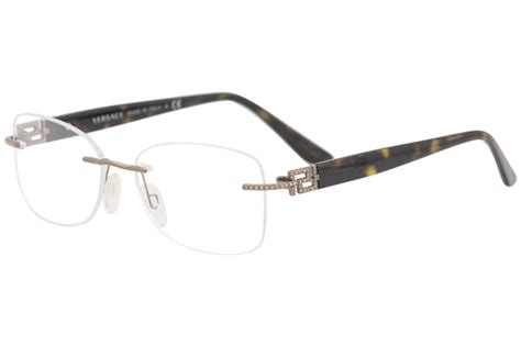 versace 1225b|Versace VE1225B Single Vision Prescription Eyeglasses.